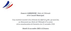 2025-10-31-Invitation maire cérémonie 11 novembre