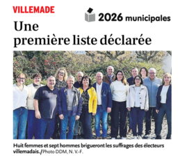 2025-11-21-Photo liste-1 futur conseil municipal -La Dépêche